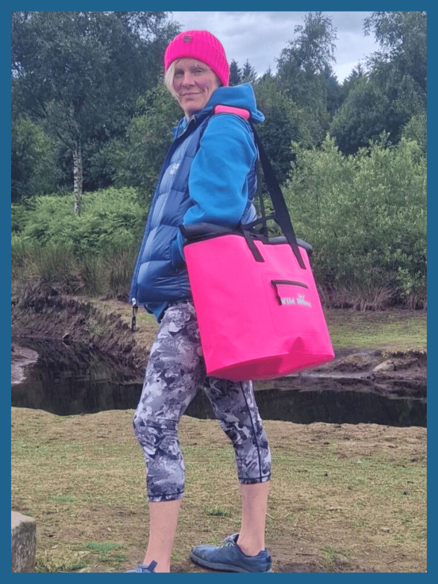 Caribou tote bag - flamingo pink
