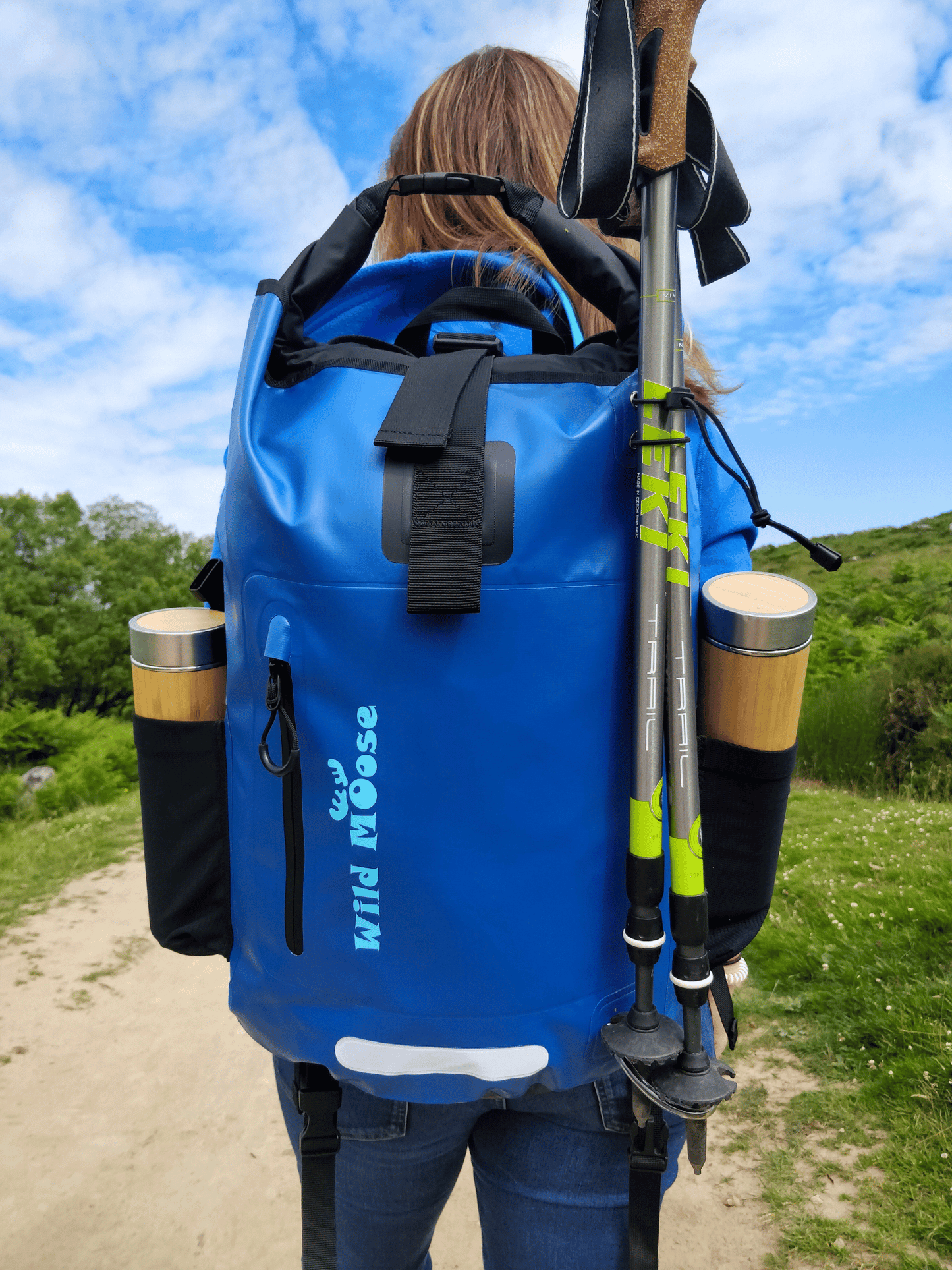 Caribou waterproof backpack 45L - electric blue