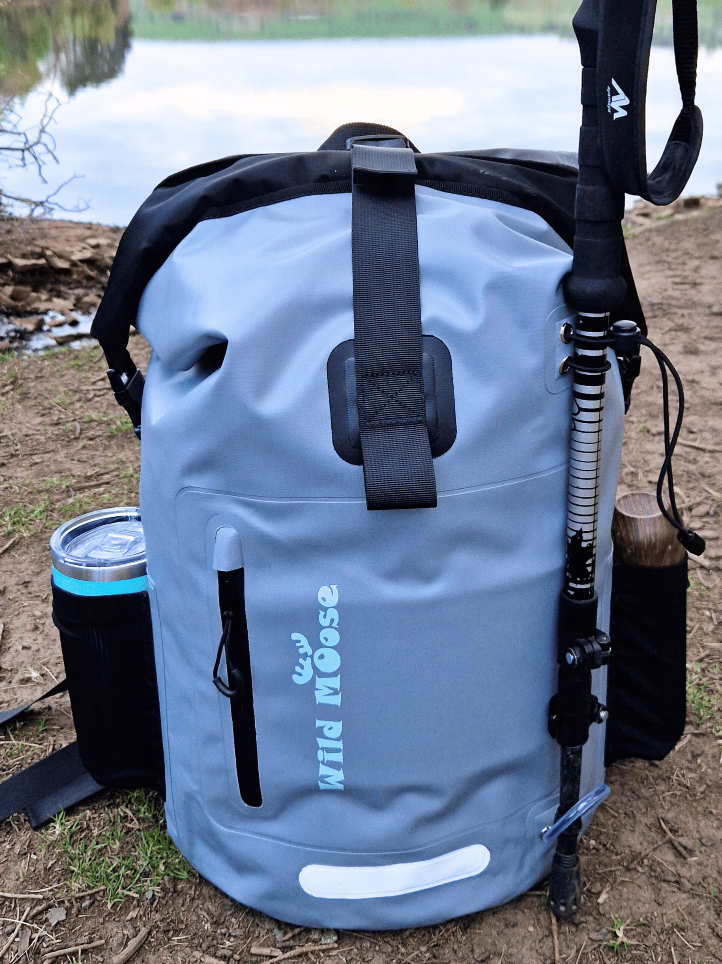 Caribou waterproof backpack 45L - pebble grey