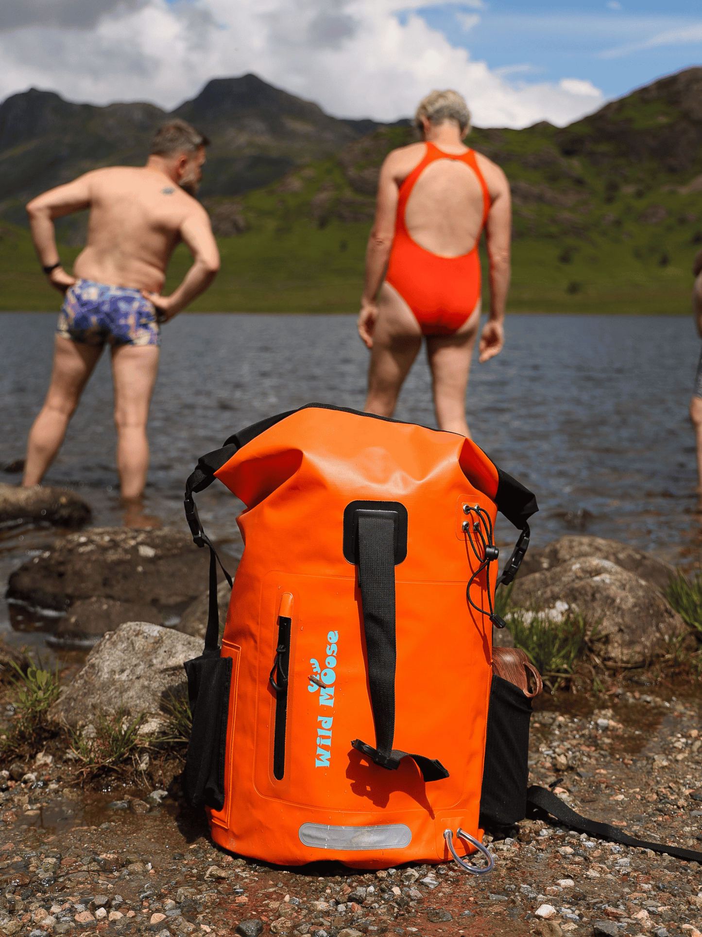 Caribou waterproof backpack 45L - flame orange