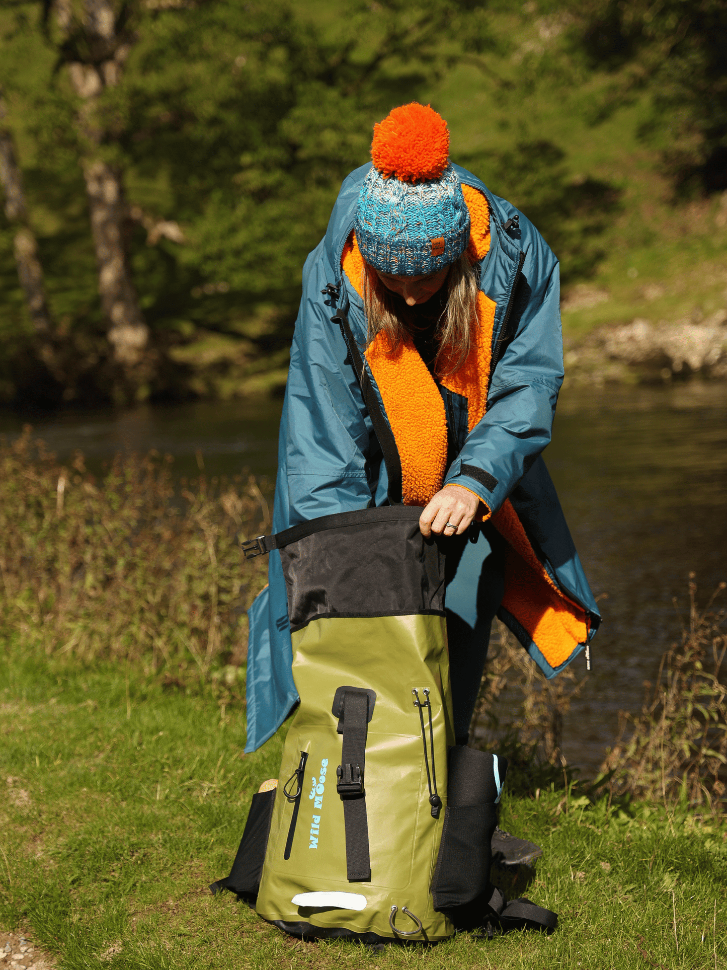 Caribou waterproof backpack 45L - olive green