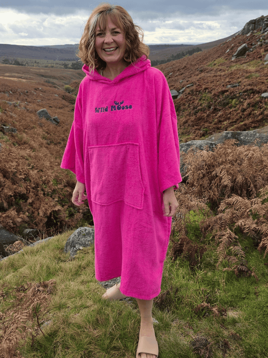 Rock Lobster - bamboo/cotton poncho towel