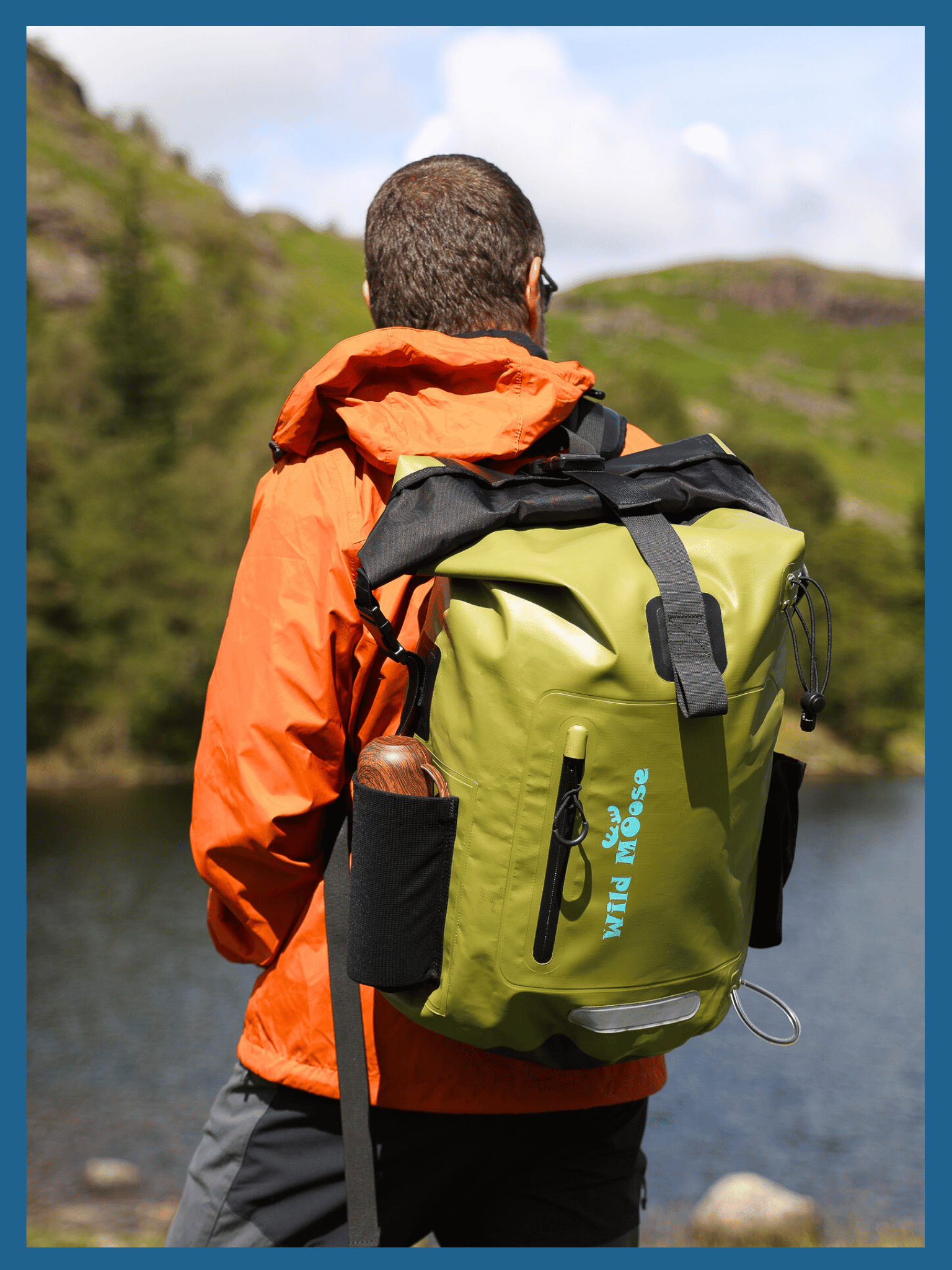 Caribou waterproof backpack 45L olive green Wild Moose