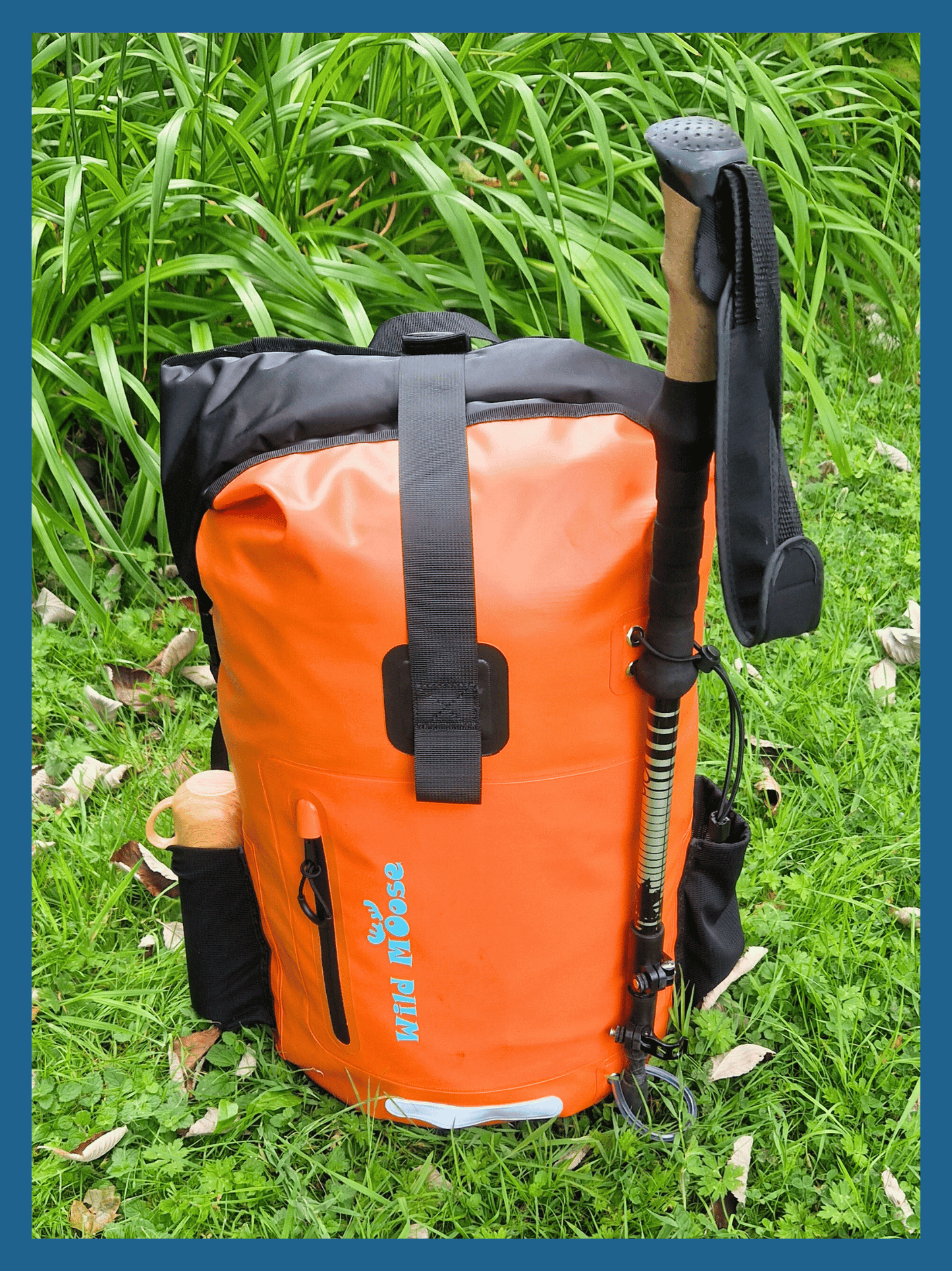 Caribou waterproof backpack     45L - flame orange