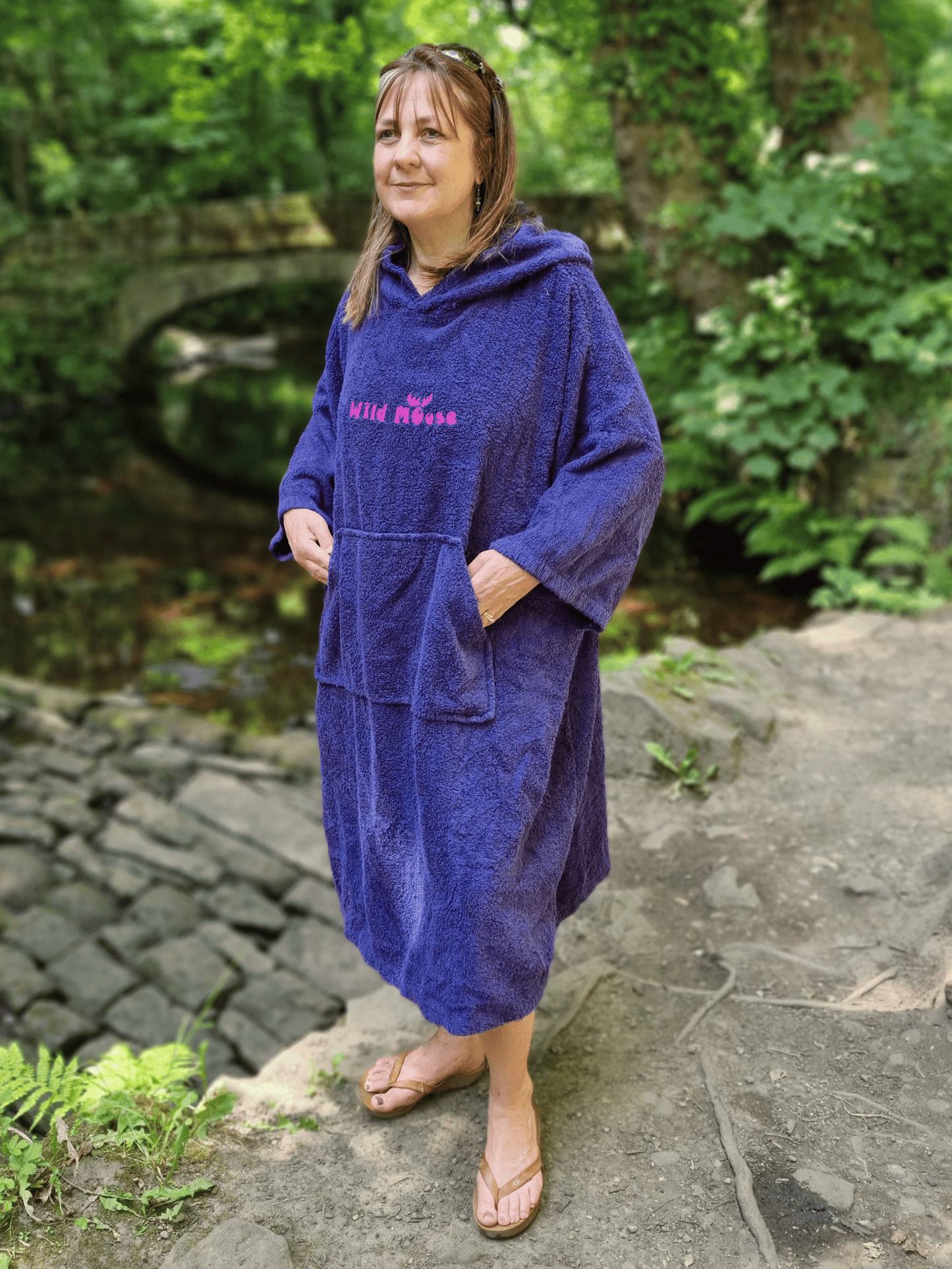 Inky Octopus - bamboo/cotton poncho towel