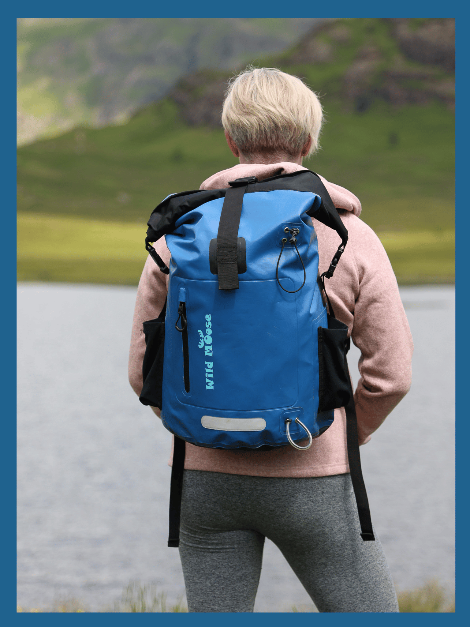 Caribou waterproof backpack 45L flame orange Wild Moose