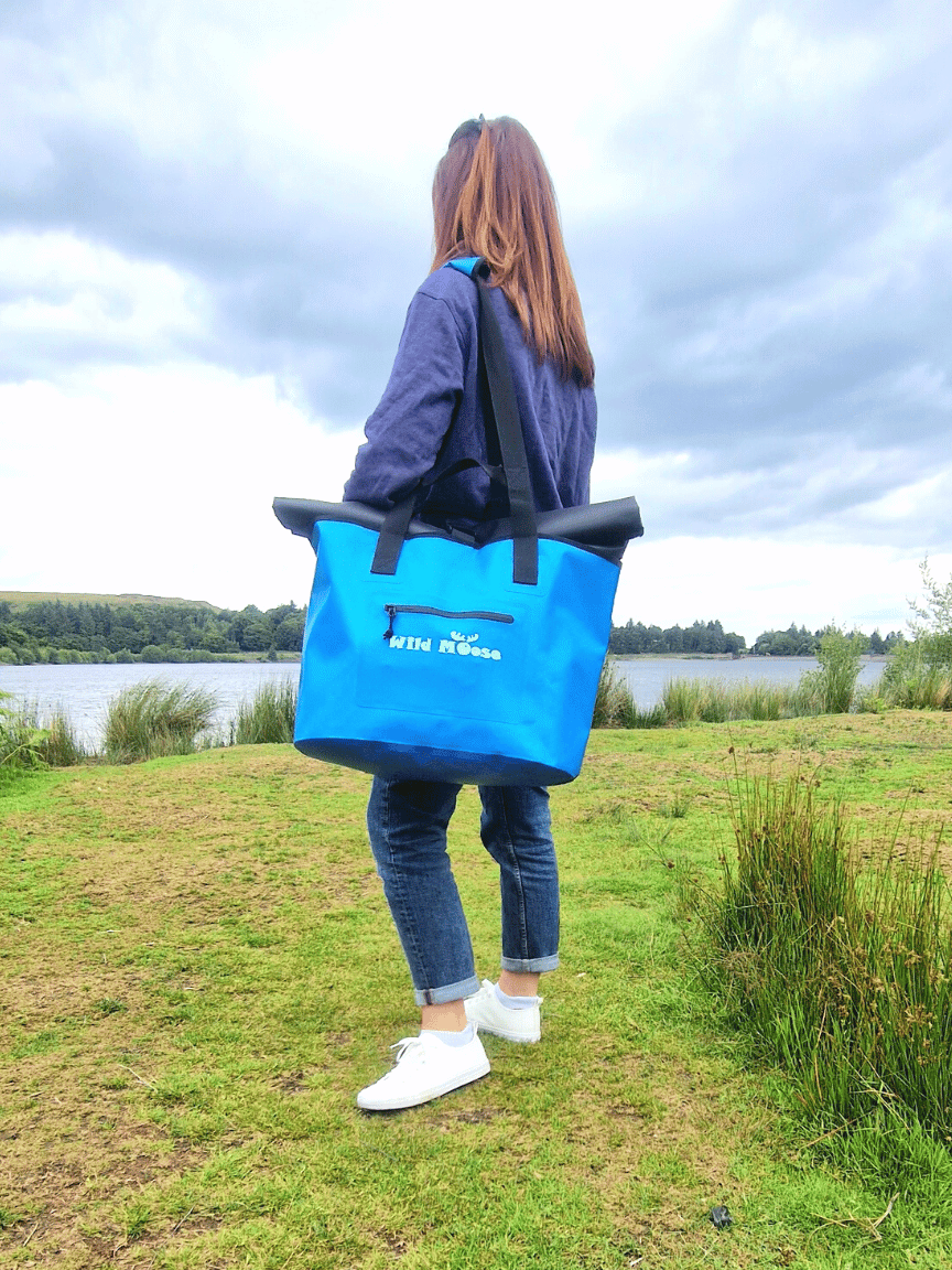 Teal online tote bag