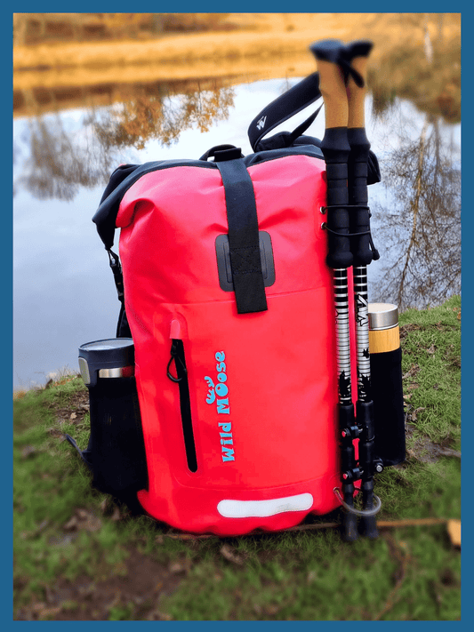 Caribou waterproof backpack     45L - hot pink