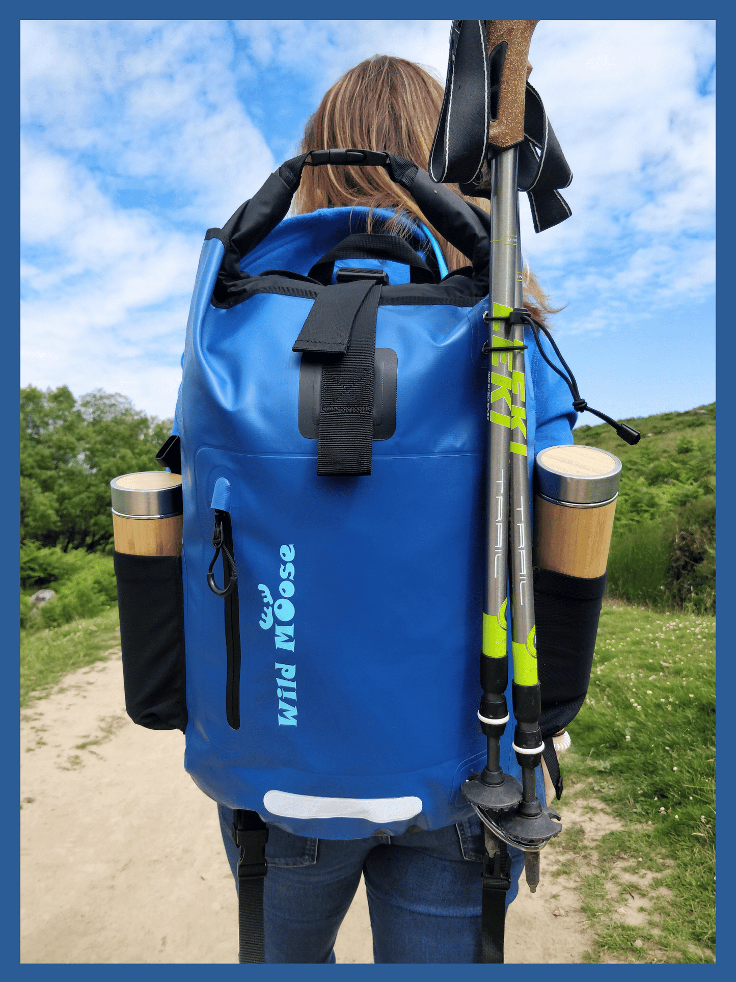 Caribou waterproof backpack     45L - electric blue