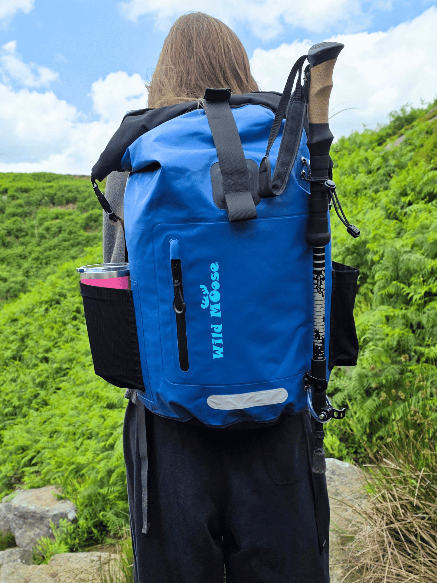 Caribou waterproof backpack     45L - electric blue
