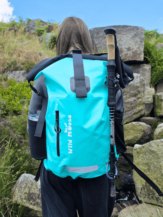 Caribou waterproof backpack     45L - aquamarine