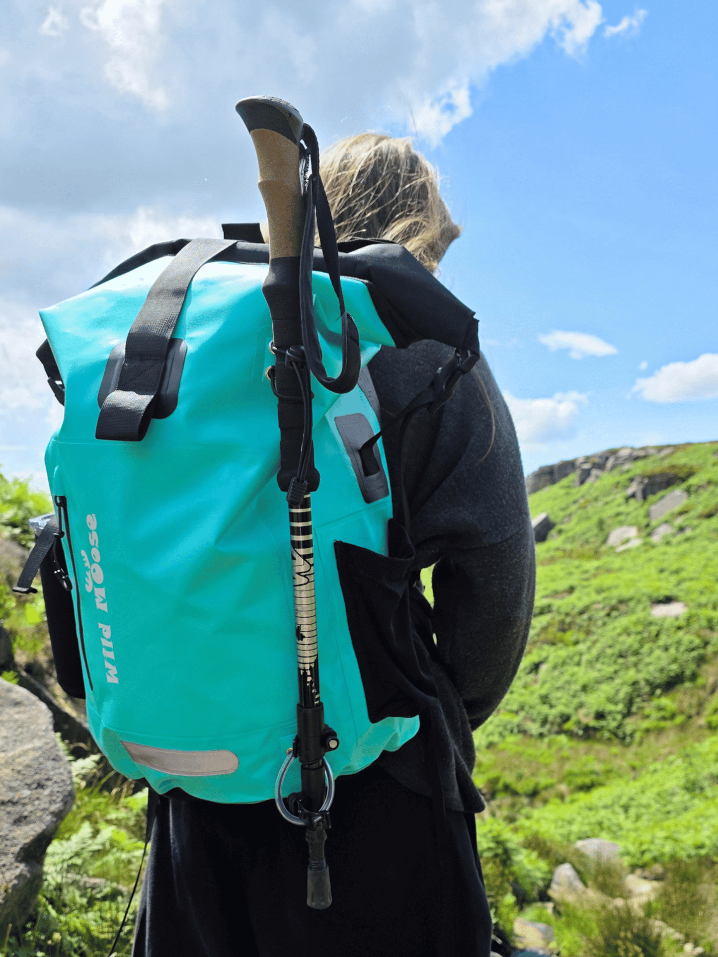 Caribou waterproof backpack     45L - aquamarine