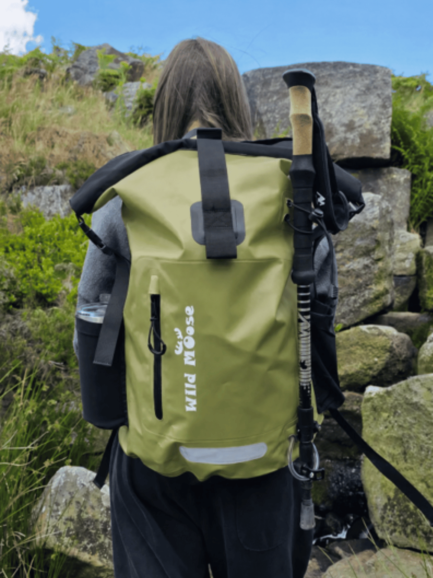 Caribou waterproof backpack 45L - olive green