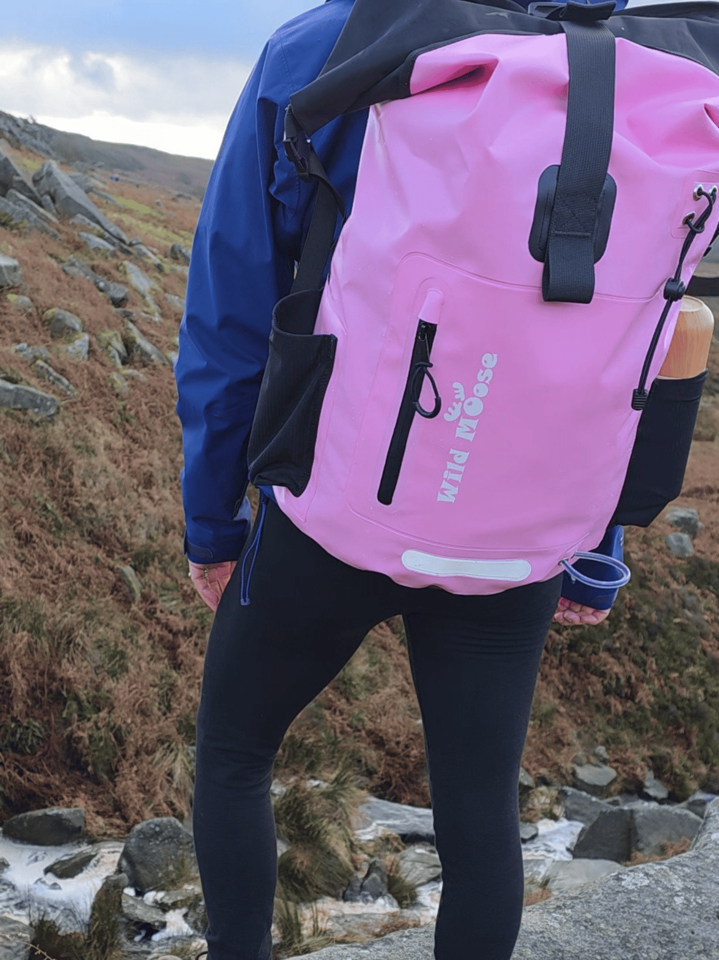 Caribou waterproof backpack  45L - blossom pink