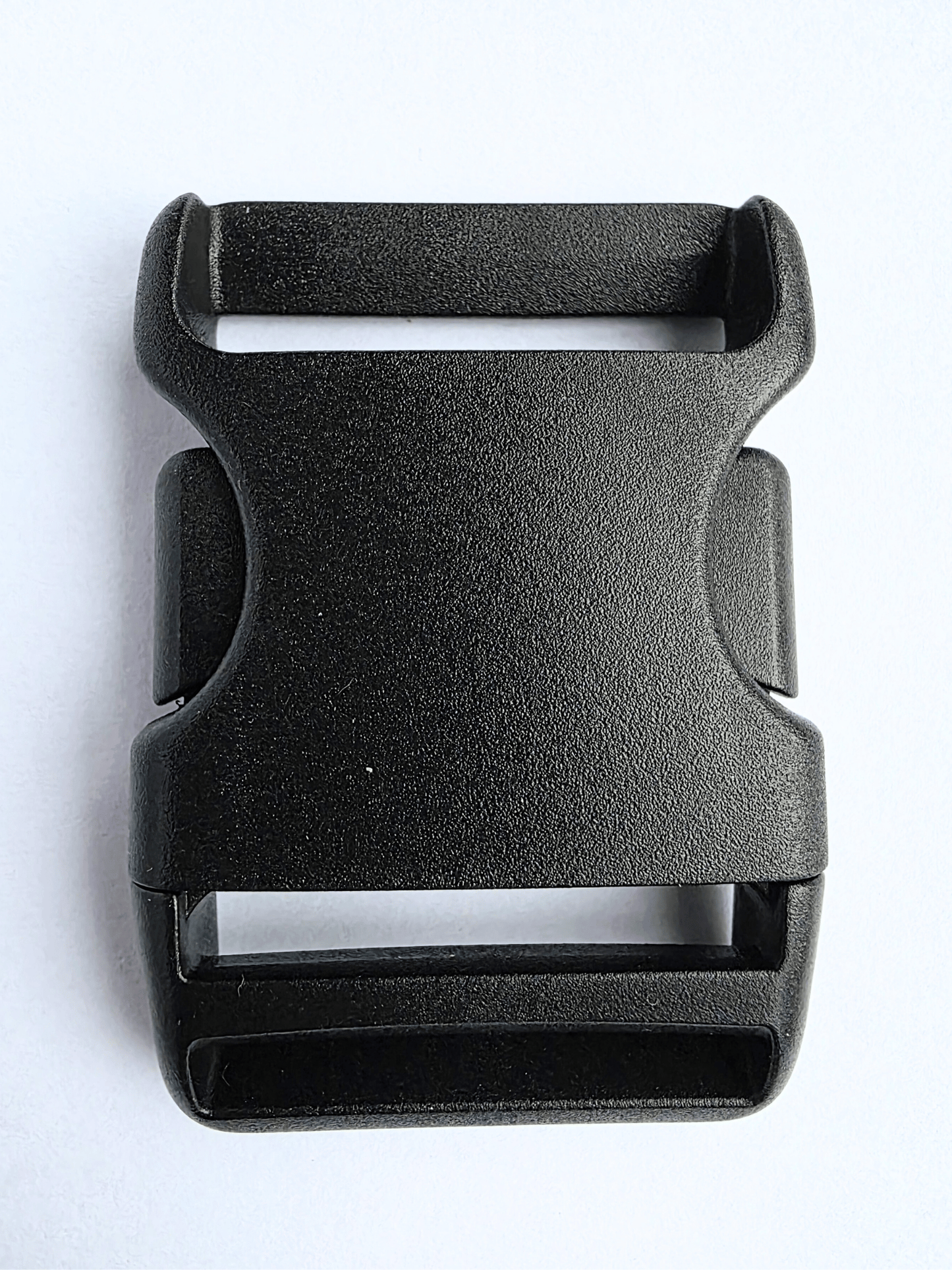 Black, plastic side release buckle 