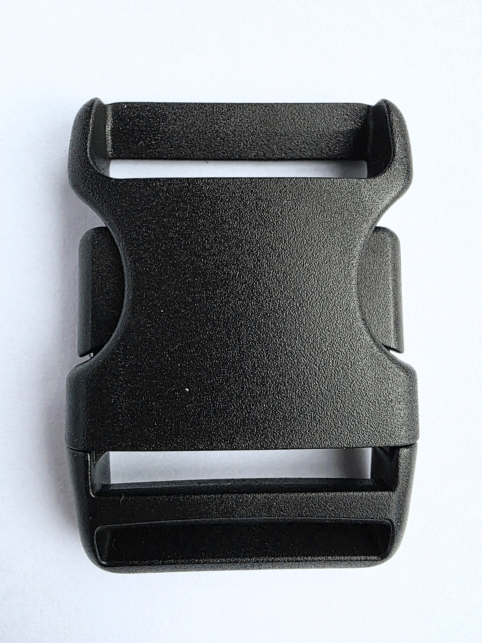 Black, plastic side release buckle 