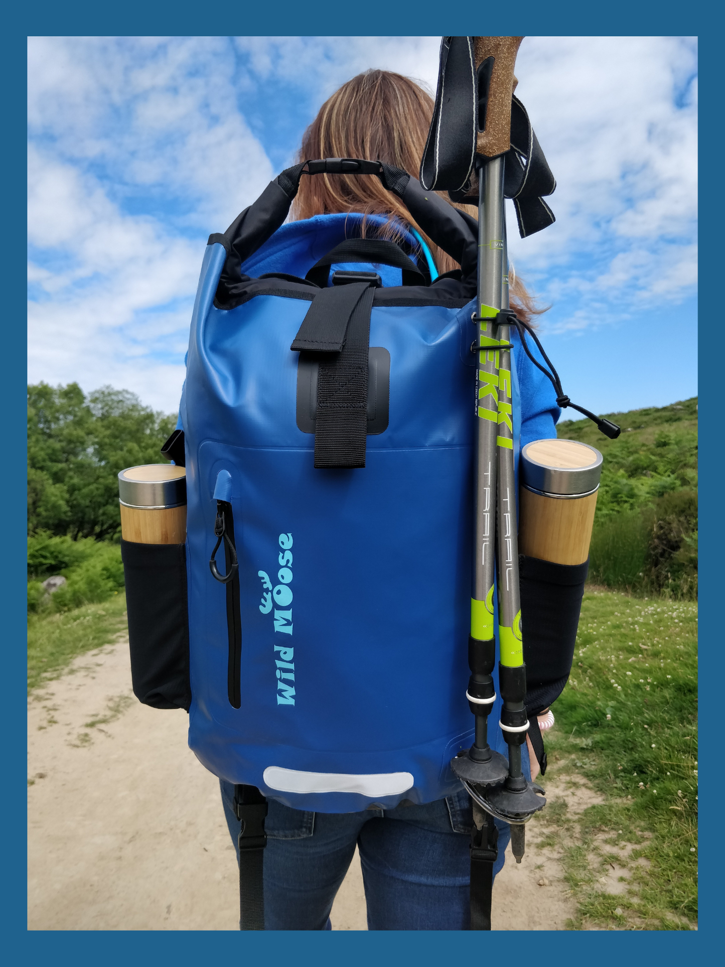 Caribou waterproof backpack     45L - electric blue